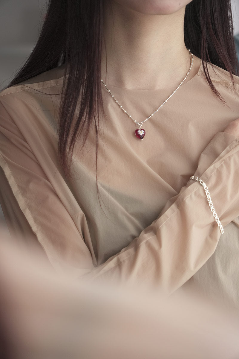 【レディース新品】YAM (ヤム) POSY CHOKER ROUGE シルバーチェーンチョーカー STERLING SILVER［NEW]