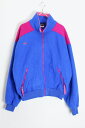 yÁzCOLUMBIA (RrA) MADE IN USA 80'S FLEECE JACKET USA 80N t[X WPbg ?BLUE/PINK [SIZE: L USED]