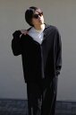 CORDERA (コルデラ) SILK POLO JACKET シルクコットンニットポロシャツ BLACK [NEW］