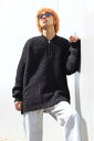 CORDERA (コルデラ) WOOL & MOHAIR POLO SWEATER ウールボアセーター BLACK [NEW］