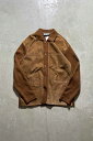 yÁzAFFINITI (AtBjeB) 90'S SUEDE WOOL ACRYLIC KNIT JACKET 90N XG[h E[ AN jbg WPbg BROWN [SIZE: L USED]