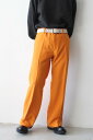 STOCKHOLM SURFBOARD CLUBiXgbNz T[t{[hNu) SUNE BOOTCUT TROUSERS u[cJbg gEU[ ORANGE [NEW]