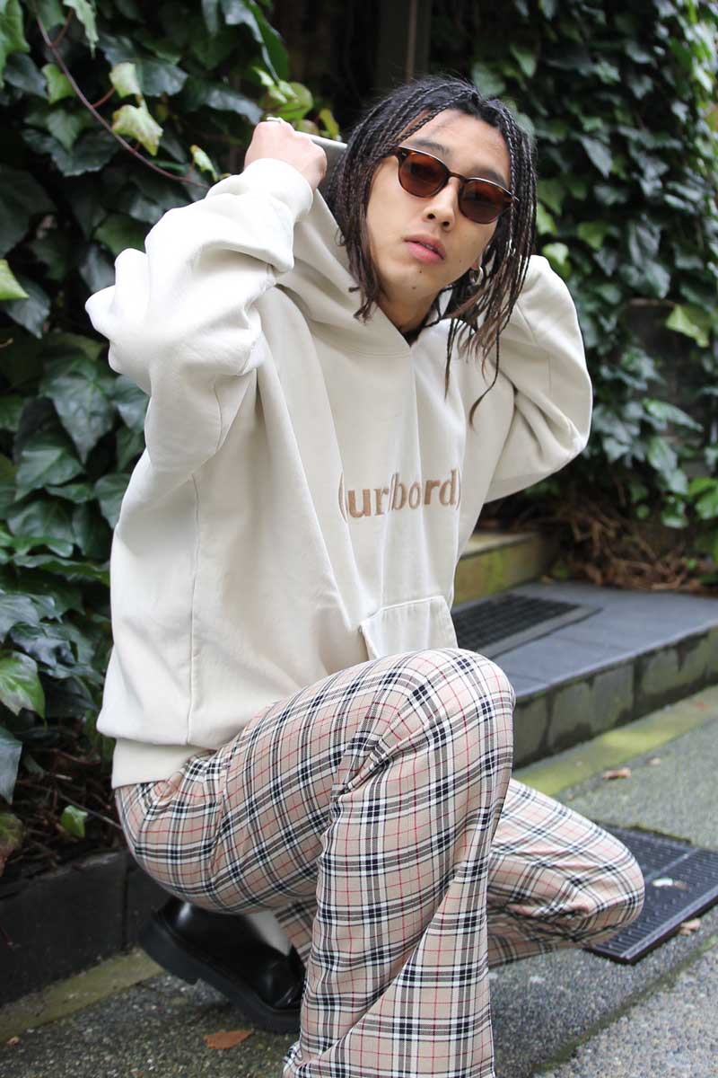 乐天商城 - 【SALE】【メンズ新品】STOCKHOLM SURFBOARD CLUB (ストックホルムサーフボードクラブ) JES HOOD ヘビーウェイトプルオーバーフーディ EGG [NEW]
