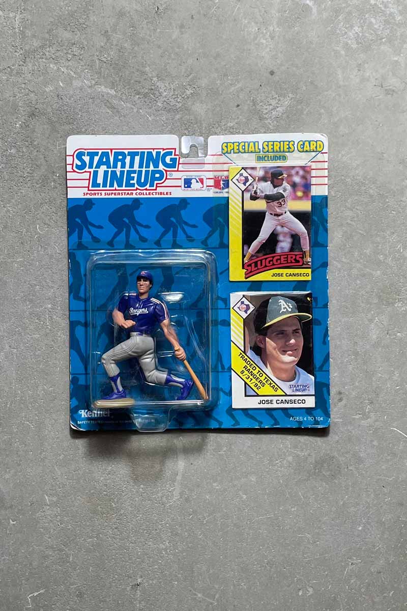 【中古】STARTING LINEUP (スターティング ラインナップ) 93'S JOSE CANSECO FIGURE 93年 ホセ・カンセコ フィギュア WHITE [SIZE: ONE SIZE NOS/DEADSTOCK]