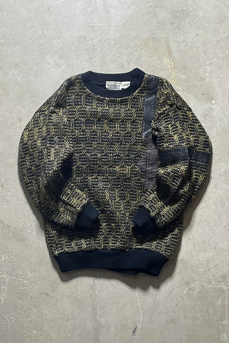 Rakuten - 【中古】GABRIELLE (ガブリエル) 80'S ACRYLIC SWEATER 80年代 アクリル セーター YELLOW [SIZE: M USED]