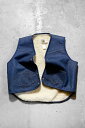 【中古】CARHARTT (カーハート) MADE IN USA 70-80'S DENIM BOA VEST アメリカ製 70-80年代 デニム ボア ベスト...