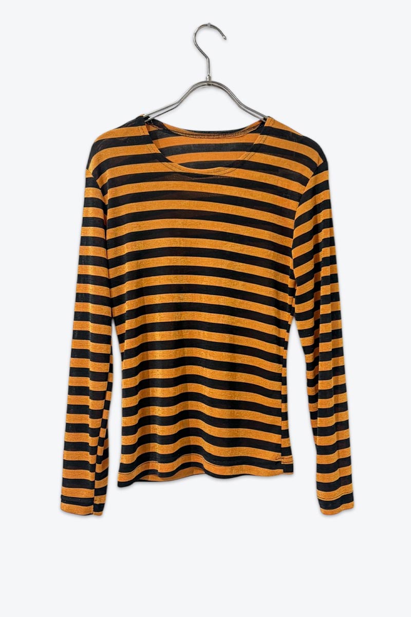 【中古】【WOMENS】NO BRAND MADE IN USA 90'S L/S BORDER KNIT アメリカ製 90年代 ロングスリーブ ボーダー ニット [USED]