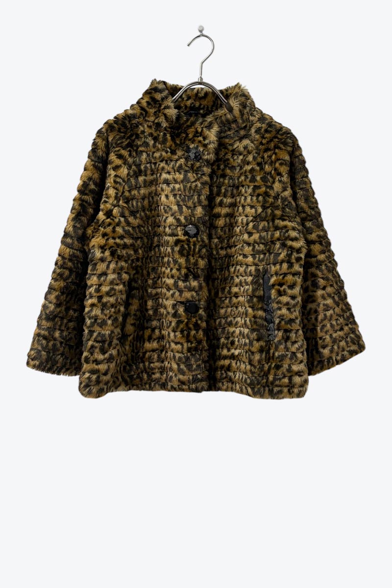 乐天商城 - 【中古】【WOMENS】VIA SPIGA (ビア スピガ) 90'S CROPPED FUR JACKET 90'年代 クロップド ファー ジャケット [USED]