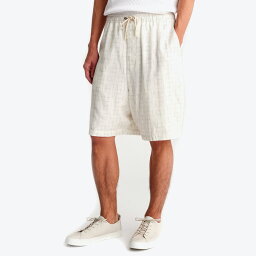 サタデーズサーフニューヨークシティー 【SALE】【メンズ新品】SATURDAYS NEW YORK CITY サタデーズニューヨークシティ MILES KASURI SHORT IVORY ショーツ[NEW]