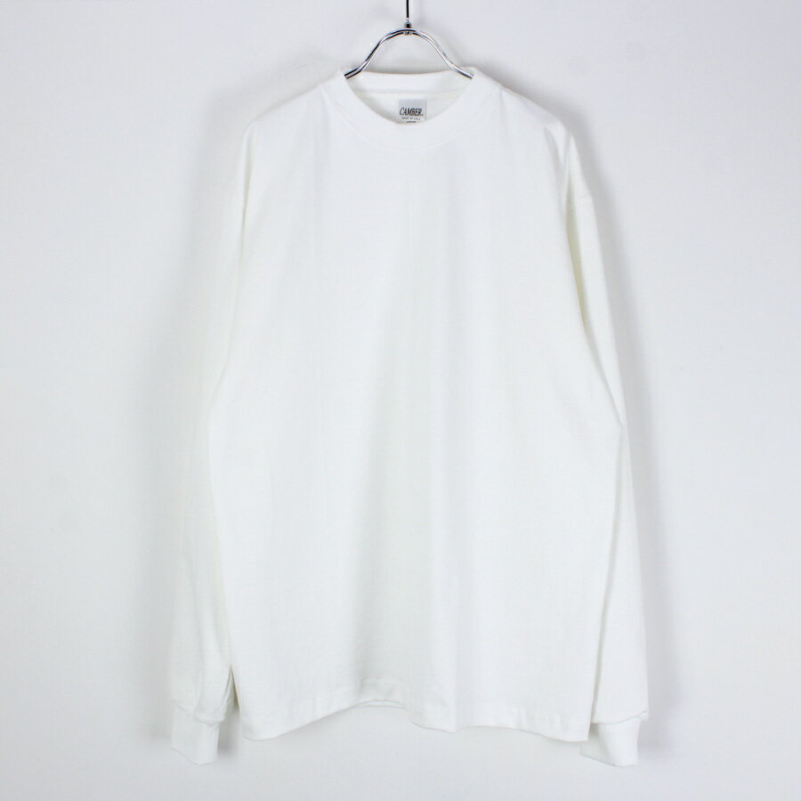 (KA) CAMBER SPORTS WEAR(キャンバー スポーツウェア) MADE IN USA #305 8OZ MAX WEIGHT L/S T-SHIRT USA製 8オンス マックスウェイト ロングスリーブTシャツ WHITE 