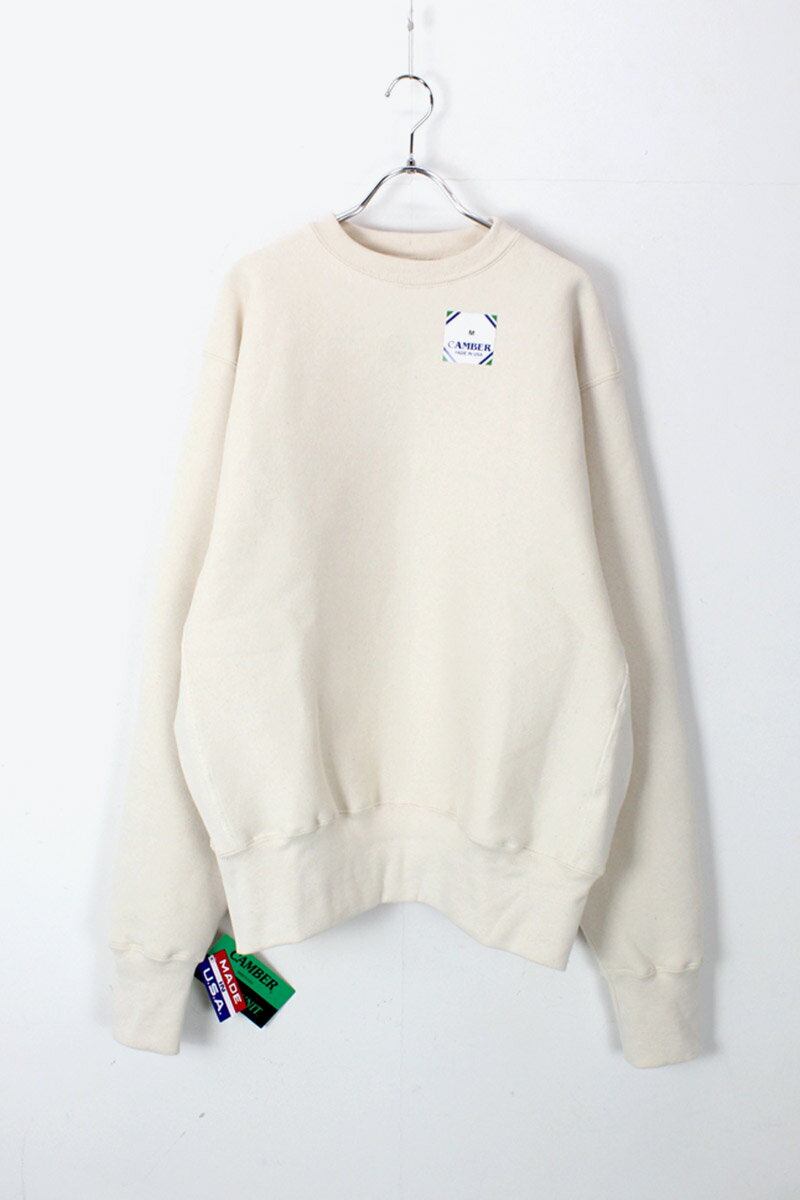 キャンバー トレーナー メンズ 【メンズ新品】 CAMBER SPORTS WEAR(キャンバー スポーツウェア) MADE IN USA #234 12OZ CROSS-KNIT CREW NECK SWEAT SHIRT USA製 12オンス クロスニット クルーネック スウェット NATURAL ナチュラル [NEW][234-NAT]