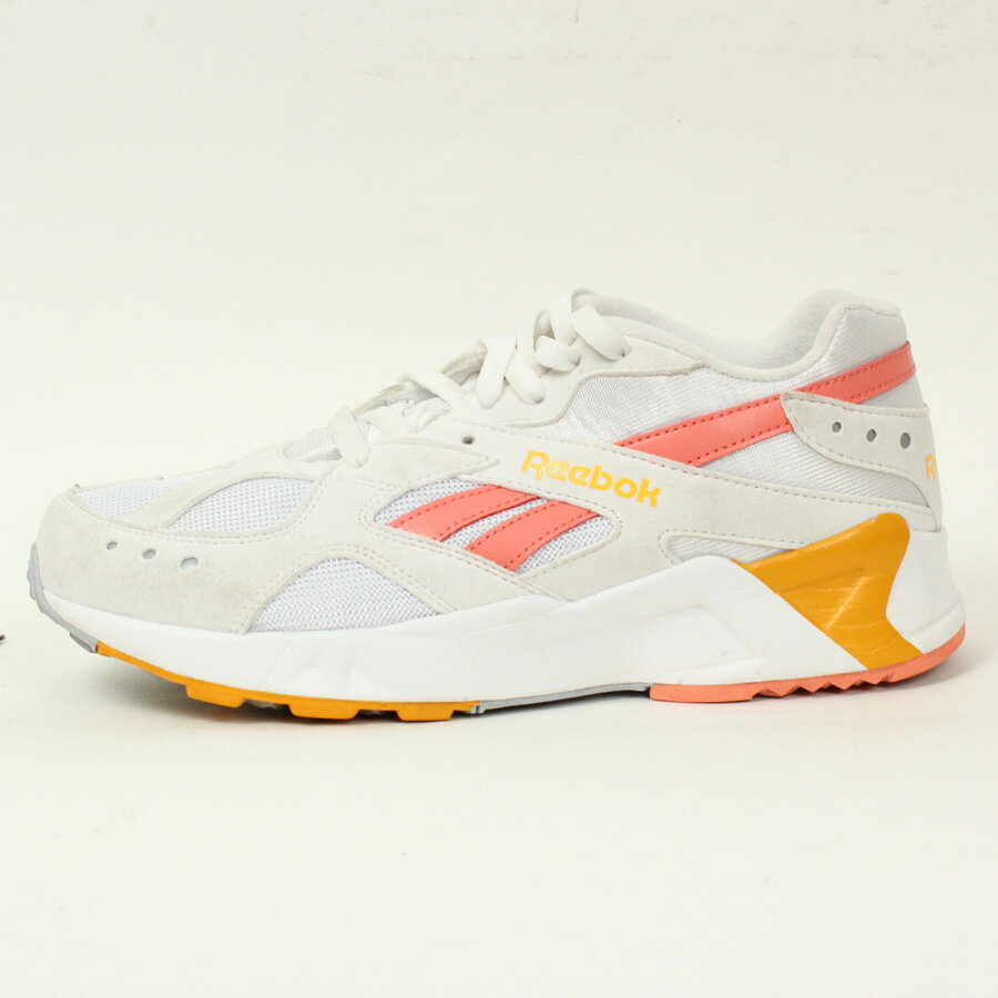 【中古】(KA) REEBOK CLASSIC (リーボッククラシック) AZTREK RUNNING SNEAKERS アズトレック ランニング スニーカー WHITE/PINK［US8.5(26.5cm) USED］