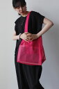 【レディース新品】JUNES (ジューンズ) (WOMENS) EVERYDAY TOTE ORIGINAL IN BIO-KNIT メッシュトートバッグ　BEETROOT［NEW]