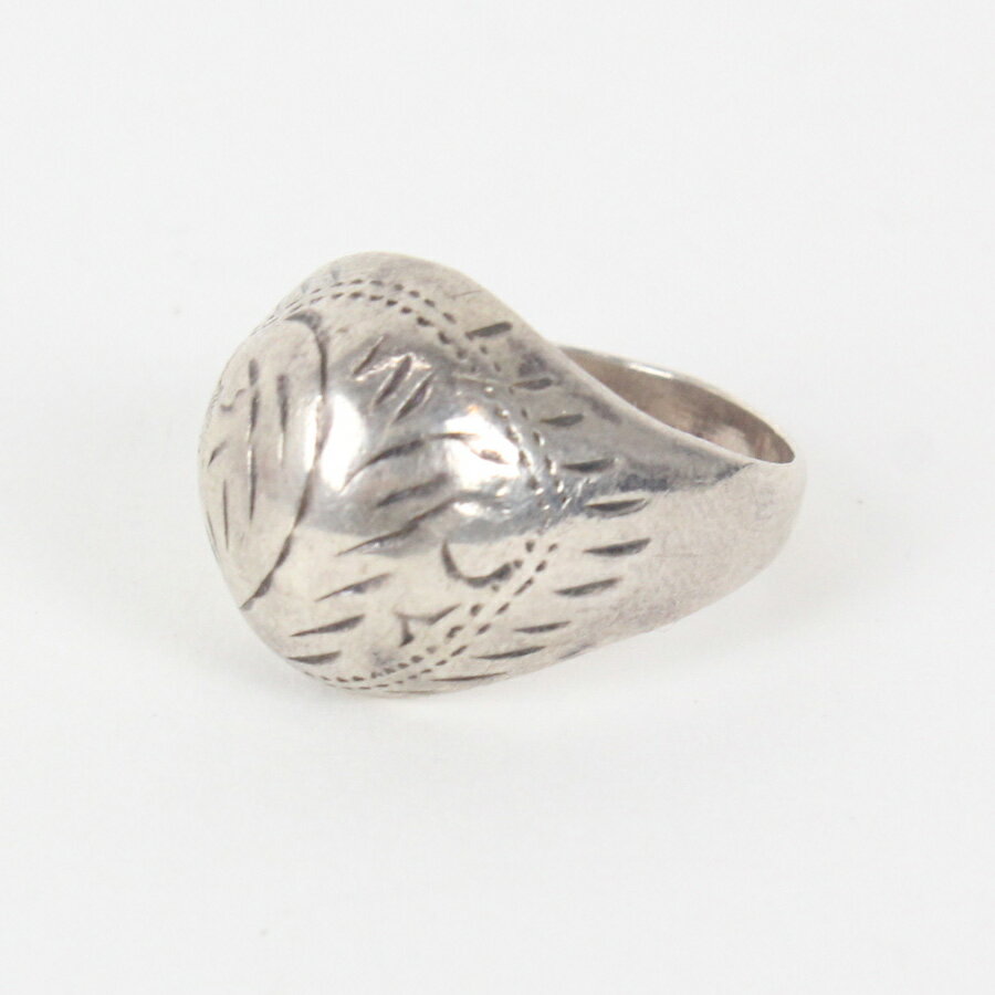 【中古】【KA】 VINTAGE SILVER RING ヴィンテージシルバー リング [18号相当 USED]