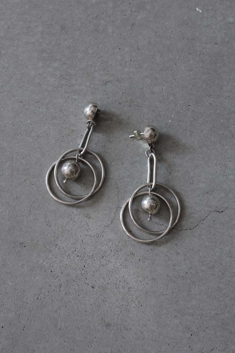 š VINTAGE JEWELRY (ơ 奨꡼) 925 SILVER EARRINGS / SILVER / SILVER С92...