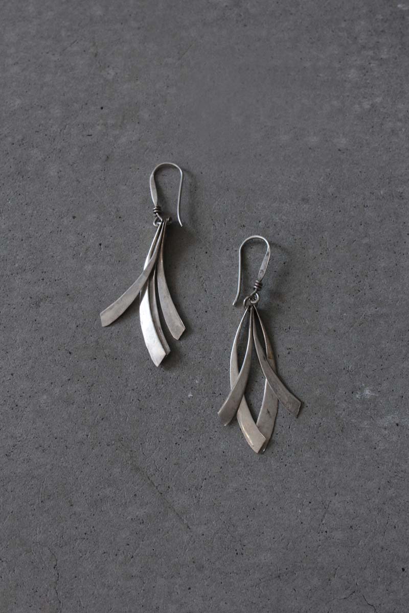 yÁz VINTAGE JEWELRY (Be[W WG[) 925 SILVER EARRINGS / SILVER / SILVER Vo[925 Be[W CO SILVER [ONE SIZE: USED]