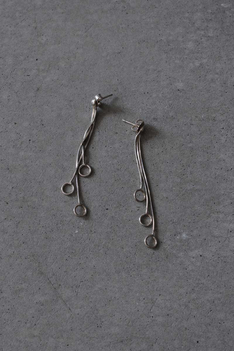 š VINTAGE JEWELRY (ơ 奨꡼) 925 SILVER EARRINGS / SILVER / SILVER С92...