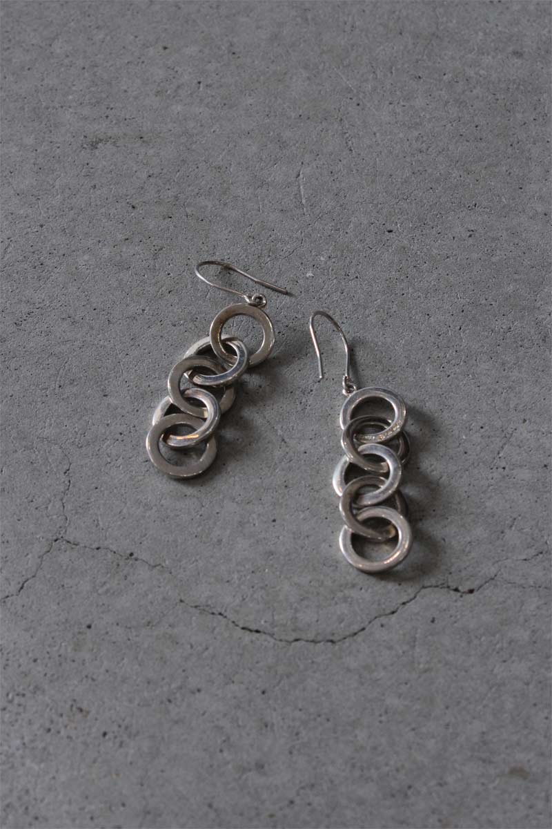 yÁz VINTAGE JEWELRY (Be[W WG[) MADE IN CANADA 925 SILVER EARRINGS Vo[925 Be[W CO SILVER [ONE SIZE: USED]