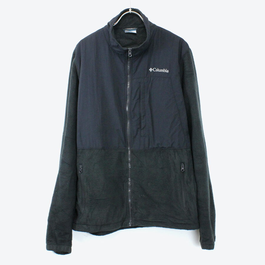 【中古】COLUMBIA (コロンビア) ZIP UP FLEECE JACKET ジップアップフリースジャケット [SIZE:M USED]