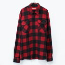 yÁzWRANGLER(O[) CHECK FLEECE SHIRT L/St[XVc [SIZE: XL USED]