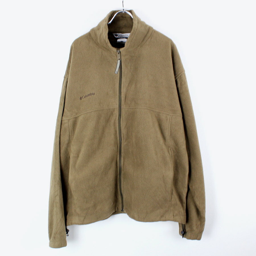 【中古】(KA) COLUMBIA（コロンビア）FLEECE ZIP JACKET フリース ジップジャケット BEIGE [SIZE:XL USED]