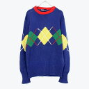 yÁz90N POLO BY RALPH LAUREN (|t[jARGYLE COTTON SWEATER RbgA[KCjbgZ[^[ [SIZE:S USED]