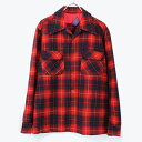 yÁzPENDLETONiyhgj80'S MADE IN USA L/S WOOL CHECK SHIRT I[vJ[`FbNVc [SIZE:M USED]