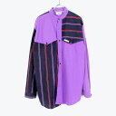 yÁz(KA) MINE&BILL'S i}C&rYj 90'S L/S STRIPE SHIRT 90N XgCvVc [SIZE:L USED]