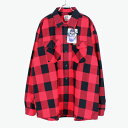 yÁz(KA) BIGBILLirbOr) L/S BLOCK CHECK FLANNEL SHIRT ubN`FbNtlVc [SIZE:XL USED]