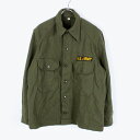 yÁz(KO) US ARMY ([GX A[~[) WOOL SHIRT JACKET E[ Vc WPbg OLIVE [SIZE:M USED]