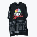 yÁz90NSALEM SPORTS WEAR(Z[X|[cEFA) MADE IN USA NBC SPORTS TVc [SIZE:L USED]