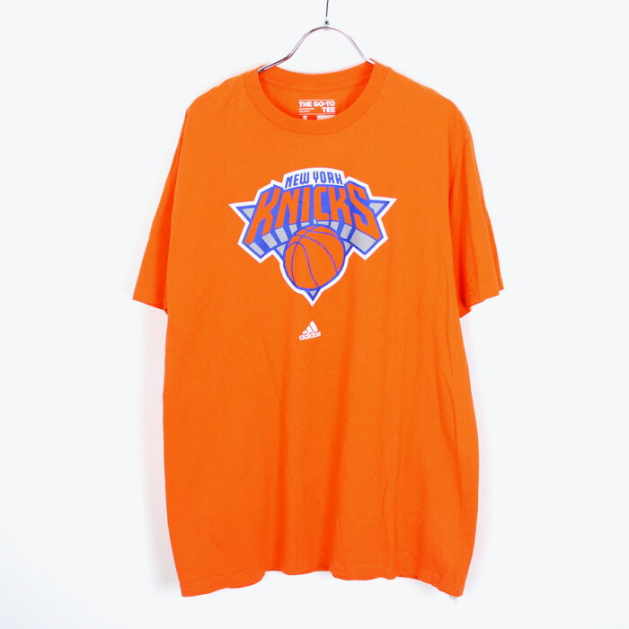 【中古】ADIDAS(アディダス) NY KNICKS T-SHIRT Tシャツ[SIZE:L DEAD STOCK]