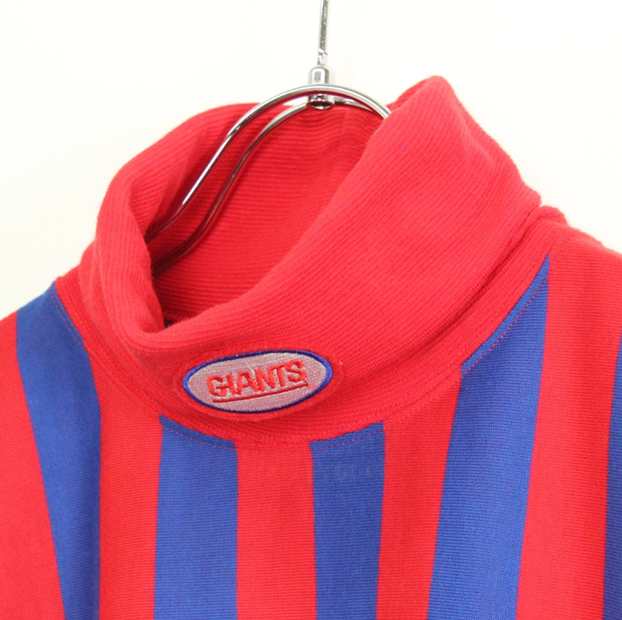 【中古】(KA) NFL(エヌ エフ エル) L/S BORDER TURTLE NECK T-SHIRT 長袖 ボーダー タートルネック Tシャツ RED/BLUE [SIZE:M DEAD STOCK]