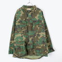 【中古】(KA) US ARMY (ユーエスアーミー) 80'S M-65 JACKET 80年代 ミリタリー ジャケット WOODLAND CAMO [SIZ...