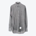 【中古】(KA)(N19-81) THOM BROWNE (トム ブラウン) L/S CORDUROY SHIRT 長袖 コーデュロイ シャツ GREY SIZE:2 USED