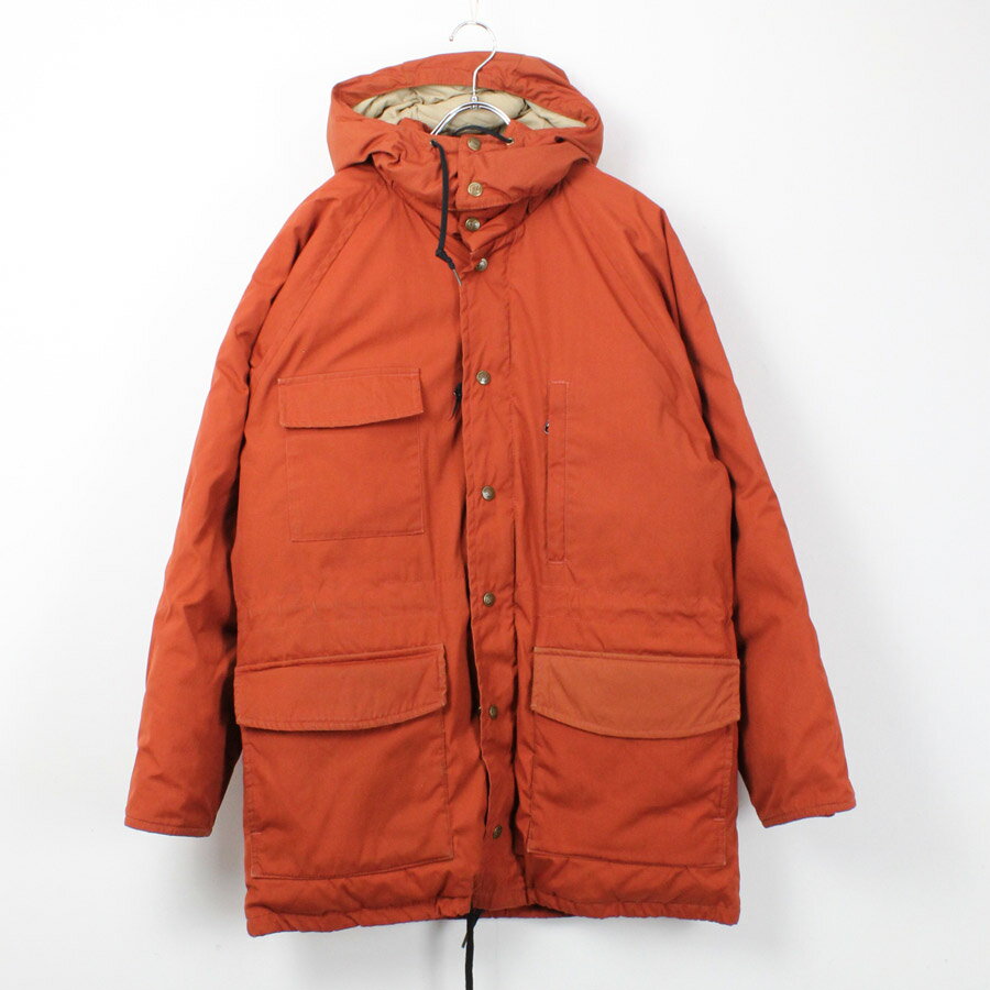 【中古】【送料無料】(KO) EDDIE BAUER (エディー バウアー) 90 039 S DOWN JACKET 90年代 ダウンジャケット TERRACOTTA SIZE: L相当 USED