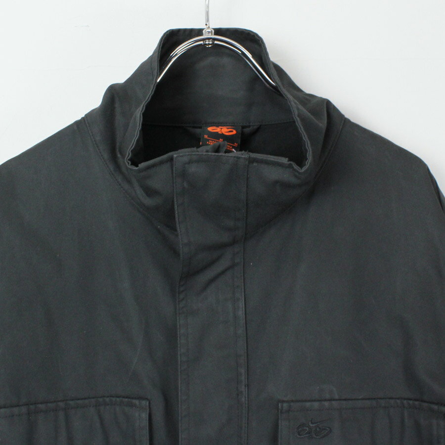 【中古】【送料無料】 (KA) NIKE (ナイキ) COTTON TWLL MILITALY JACKET コットン ツイル ミリタリー ジャケット BLACK [SIZE: M USED]