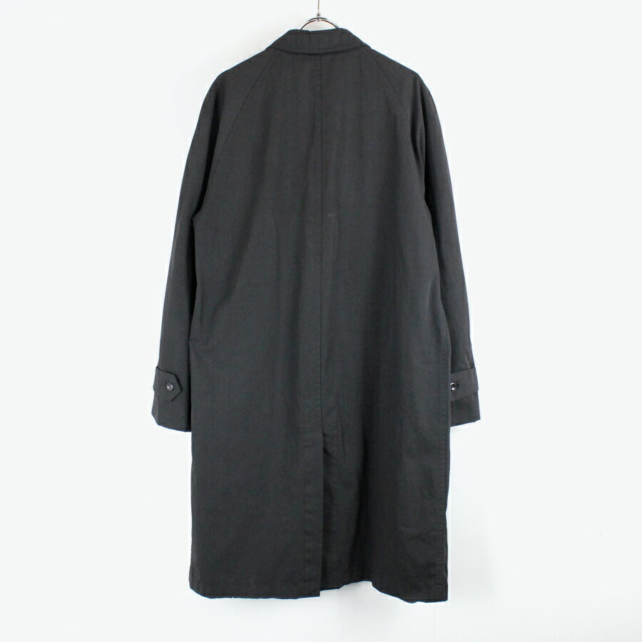 【中古】【送料無料】(KA) UNIVERSITY SHOP (ユニバーシティ・ショップ) SINGLE BALMACAAN COAT シングル バルマカン コート BLACK [SIZE:36R USED]