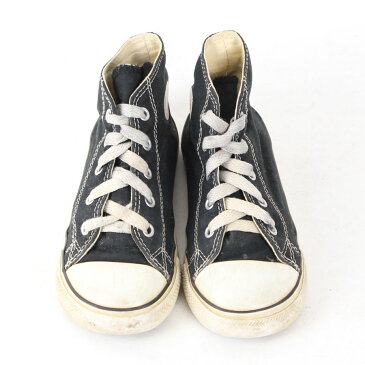 【中古】(KA) CONVERSE(KIDS)(コンバース) ALL STAR オールスター USA企画品 BLACK/WHITE [SIZE: US10(16.5cm) USED]