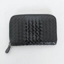 【中古】【送料無料】(KA) BOTTEGA VENETA(ボッテガベネタ) ZIP WALLET ジップウォレット BLACK [SIZE: O/S USED] 2