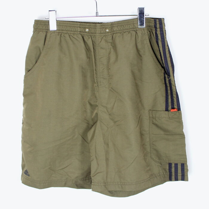 【中古】ADIDAS (アディダス) NYLON SHORTS ナイロンショーツ[SIZE:M USED]