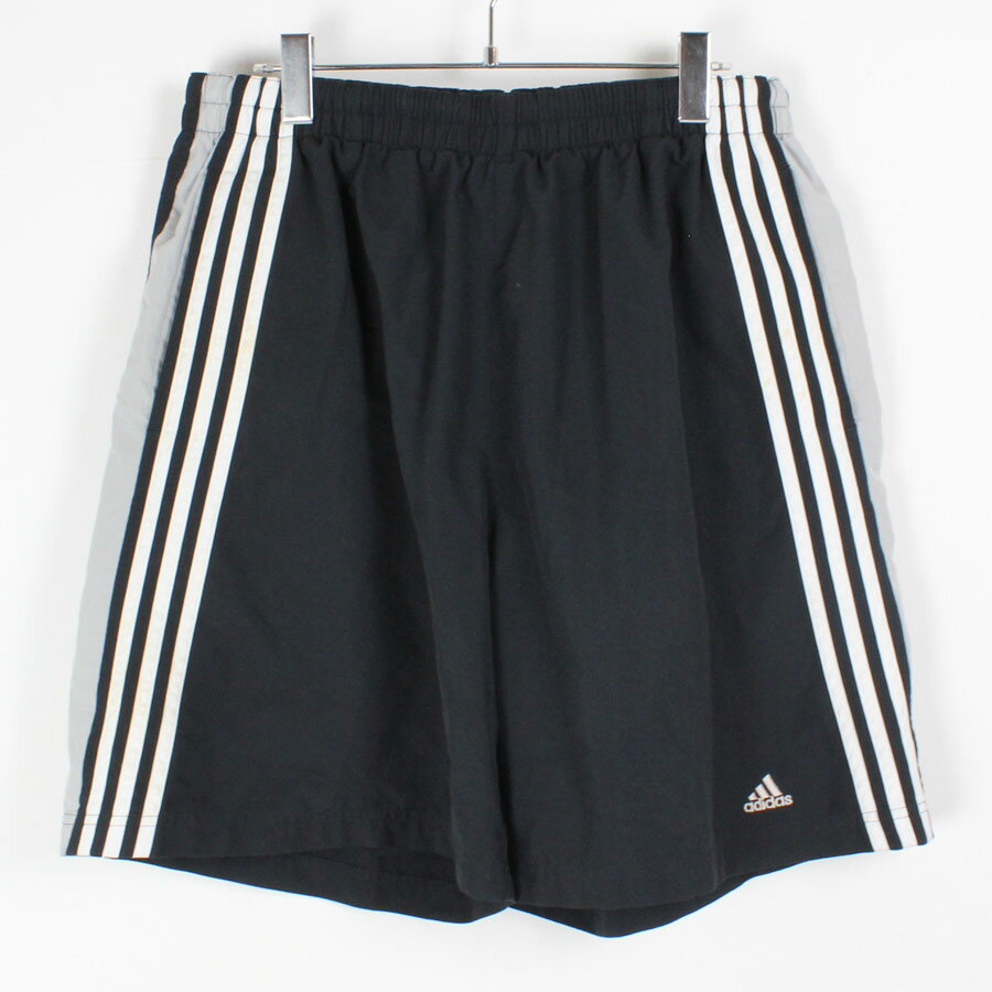 【中古】(KA) ADIDAS (アディダス) 90'S SHORTS 90年代 スイム ショーツ BLACK [SIZE: XL USED]