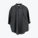 【中古】(KO) UNIONBAY (ユニオンベイ) 90'S S/S PATTERN SHIRT 90年代 S/S 柄 シャツ MULTI [SIZE：L USED]