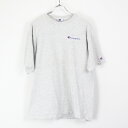 yÁz(KO) CHAMPION (`sI) 90'S S/S T-SHIRT 90N  T-Vc GRAY[SIZE:L USED]