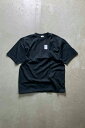 yYViz CAMBER SPORTS WEAR(Lo[ X|[cEFA) MADE IN USA #301 8OZ T-SHIRT USA 8IXTVc BLACK [NEW]