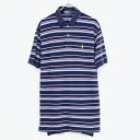 【中古】POLO by RALPH LAUREN (ポロラルフローレン) 半袖ボーダーポロシャツ [SIZE:M USED]