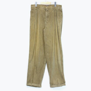 【中古】CHAPS RALPH LAUREN（ラルフローレン チャップス） WIDE CORDUROY PANTS コーデュロイパンツ [SIZE:W34xL32 USED]