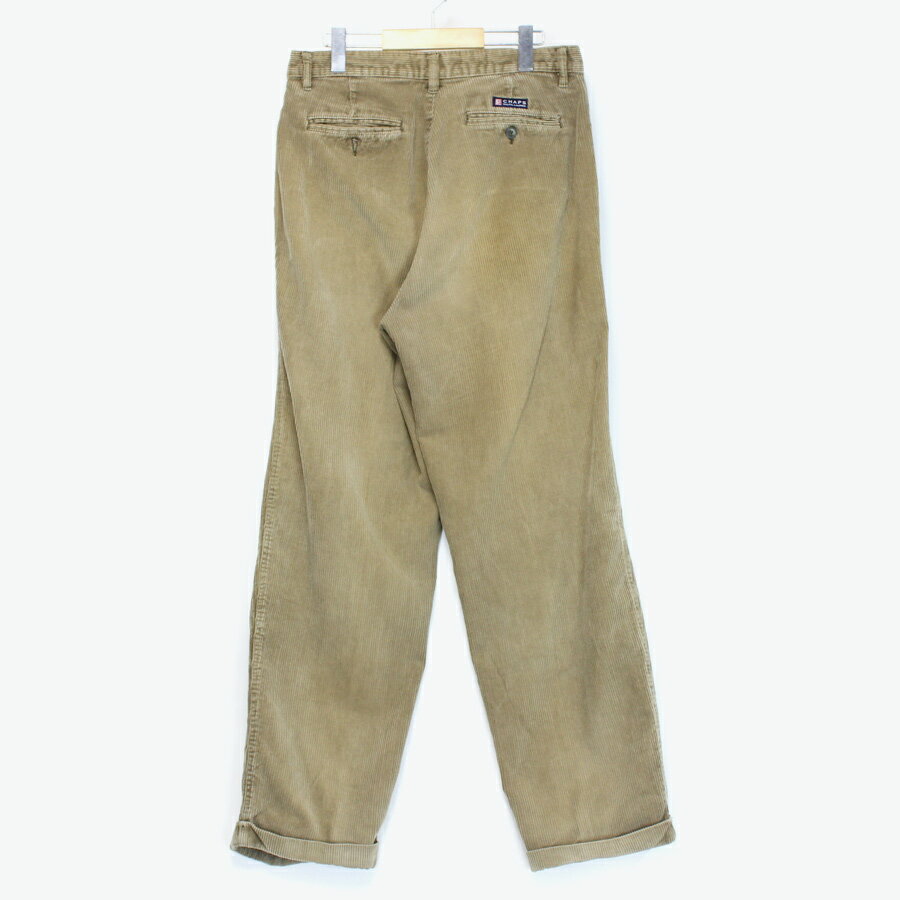 【中古】CHAPS RALPH LAUREN（ラルフローレン チャップス） WIDE CORDUROY PANTS コーデュロイパンツ [SIZE:W34xL32 USED]