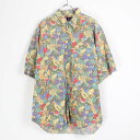 yÁz(KA)GPA (Mbv) 90'S S/S SHIRT 90N Vc MULTI[SIZE:L USED]