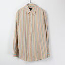 yÁz(KA) J.CREW (WFCN[) L/S STRIPE SHIRT  XgCv Vc MULTI [SIZE: M USED]